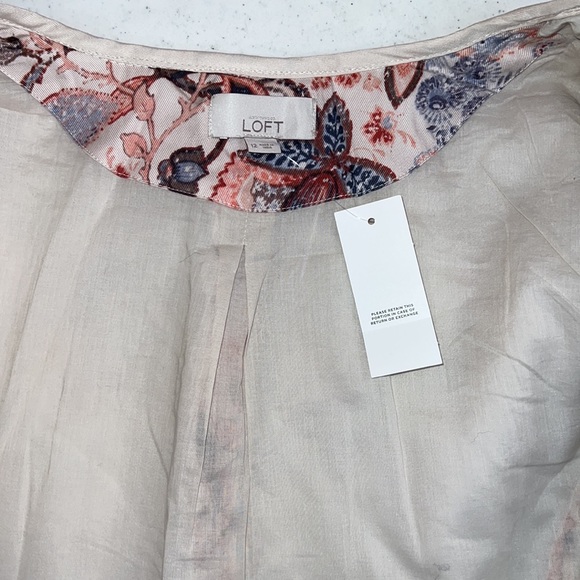 LOFT LIGHTWEIGHT COTTON LINED ASYMMETRICAL FRONT ZIP JACKET - Picture 8 of 16